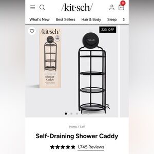 Self-Draining Shower Caddy